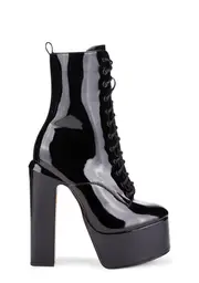 [Lemon Drop by Privileged] Hedy Lace Up Boots- Black