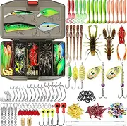 TRUSCEND Widely Used Fishing Bait Rigs Worth Ever Penny, Selected Fishing Lures & Tackle Kit for Starter Freshwater Fishing, Economic/Giftable/Premium Fishing Gear Set Available, Perfect Fishing Gifts