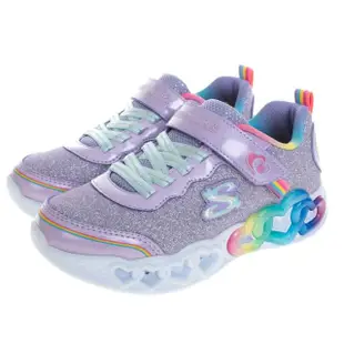 【SKECHERS】女童系列 燈鞋 INFINITE HEART LIGHTS(303751LLVMT)