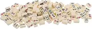 ERINGOGO 1set Portable Mini Mahjong Set Travel-Friendly Mahjong Game Lightweight for for Leisure Parties Family Fun