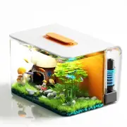 Betta Fish Tank Small Aquarium with Heater, 3 Stage Filtration, Light, Self C...