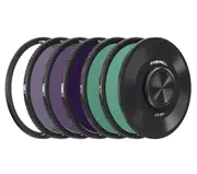 Freewell 5-pack 67mm M2 Magnetic Quick Swap Filter Set (ND8 ND64 ND1000 CPL UV)