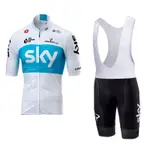 【臺灣：發貨】蠍子 CASTELLI TEAM SKY 2018款男春夏天空車隊短袖騎行服套裝