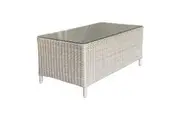MONT ALBERT - Outdoor Wicker Rectangle Coffee Table