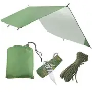 Hammock Rain Fly Tent Tarp Camping Shelter Sunshade Portable Beach Sun Shelter