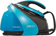 Morphy Richards SpeedSteam Pro Generator Iron, Ceramic Soleplate, Autoclean, 7 Bar Pressure, Intellitemp Technology, 70 to 120g rates, 590g Boost, 1.6L Water Tank, 1.8m Cord, 3000W, Blue, 332103
