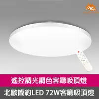 在飛比找PChome24h購物優惠-Honey Comb北歐簡約LED 72W客廳吸頂燈 V18