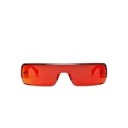 [Alaïa] Alaïa Narrow Mask Sunglasses ONE SIZE RED