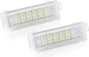 Yurefax 2Pcs LED Courtesy Footwell Under Door Light No Error, for BMW, X5 F01 F02 F03 E90 E91 E92 E83 X3 E84 E86 Z4 R50 R53 Interior Light Car Footwell Lights