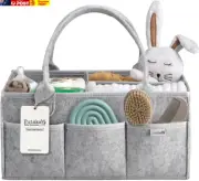Nursery Storage Basket - Baby Diaper Caddy Organizer for Diaper Station, Newborn