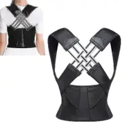 Adjustable Back Posture Belt Office Home Gym Unisex, Back Straightener Posture Corrector, Back Brace Compatible With Posture M
