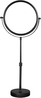 Nicesail Higher Taller Tabletop Makeup Mirror of 8 Inch, 5X Magnified Makeup Mirror Countertop Standing, Height Adjustable, Double Sided Mirror in Matte Black (8 Inch, 5X)…