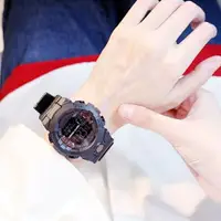 在飛比找樂天市場購物網優惠-獨角獸手錶可愛ins超火電子手錶抹茶綠女中學生韓版少女防水運