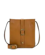 Patricia Nash Venezia Crossbody, Waxed Leather (HAZELNUT)