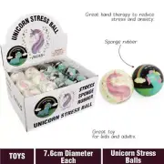 Unicorn Anti-Stress Foam Ball Squeeze Toy Stress Reliever Gifts Soft 7.6cm