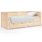 Day Bed Daybed Frame Spare Guest Teen Beds 80x200cm Solid Wood Pine
