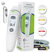 Forehead and Ear Thermometer, No Touch Digital Infrared Thermometer for Baby, Ad