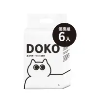 在飛比找momo購物網優惠-【doko多口】速凝阿姨2.0豆腐貓砂 7L(6包入/6種香