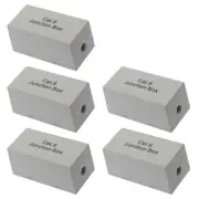 5 Pcs Cat6 Network LAN Ethernet Cable Krone & 110 Punch Down Junction Box