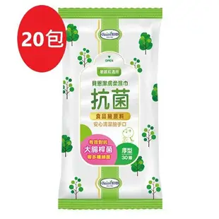 免運 開發票 貝恩 Baan 柔濕巾 80抽24包 20抽 潔膚抗菌 新生賀禮 貝恩濕紙巾