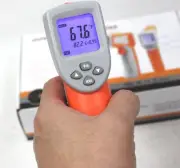 Dual Laser Optical Focus Temperature Hand Gun Non Contact Infrared Thermometer