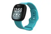 For Fitbit Versa 4 /Versa 3 Replacement Band Wristband Silicone Sports Watch (Teal-Small Size)