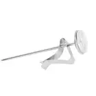 Coffee Thermometer Milk Frothing Dial Pointer Temperature Meter With Hook US