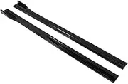 Compatible for Audi A3 A4 A5 A6 for BMW E90 F20 F30 G20 G30 Z4 for VW Golf Polo Universal Car Side Skirt Winglet Splitters Lip Side Spoiler(Glossy Black)