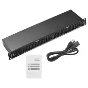 EQ-215 2-Channel 15-Band Equalizer 1U Rack Mount Stereo Graphic Equalizer G0H0