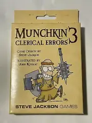 New Steve Jackson Games Munchkin 3 - Clerical Errors
