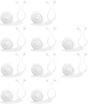 10Pcs Plant Climbing Wall Fixture Clips,Plant Support Clips with Adhesive Stickers,Vine Invisible Fix Climbing Self-Adhesive