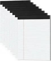 PINJINGPRO Note Pads 8.5 x 11.75 Legal Pads 8 Pack Writing Pads Notepads Narrow Ruled Pads of Paper 30 Sheets per Notepad 8.5 x 11.75'' College Ruled Legal Pad Lined Paper for Office Home School