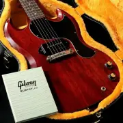Gibson CS Murphy Lab 1963 SG Junior Lightning Bar Ultra Light Aged Cherry 400943