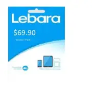 Lebara $69.9 Prepaid Sim Card Starter Kit 130GB Data 4G Vodafone Network Mobile