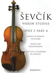 Sevcik Violin Studies Opus 2 Part 4 School of Bowing Technique Exercise Book
