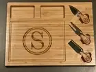 Wooden Cheeseboard and Tool Set