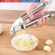 STAINLESS STEEL GARLIC CRUSHER SQUEEZER PRESS MASHER MINCER KITCHEN MANUAL TOOL