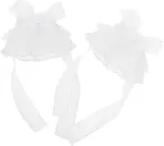[GLSTOY] 1 Pair Lace Wrist Cuffs for Women Detachable Fake Sleeves Vintage Floral Sheer Hand Sleeve for Lolita Fashion Formal Suit Accessory