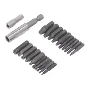 Screw Extractor Kit Steel Broken Damaged Bolt Remover Tool With Screwdriver Bits