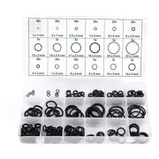 225pcs/18 Sizes Rubber O Ring Kit Washer Seals Gasket Assortment Set for Car