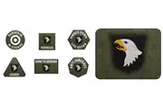 Flames of War: 101st Airborne - Division & Objectives Token Set