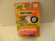 1991 MATCHBOX SUPERFAST MB 8 AIRPORT FIRE TENDER TRUCK NEW ON CARD