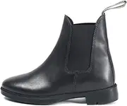 [Brogini] Unisex Childrens Leather Pavia Piccino Jodhpur Paddock Boots (UK Size: 12 Child UK) (Black)