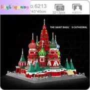 Gift 3213Pcs Architecture Model Set St Basil's Cathedral Building Blocks Toys