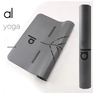 Alo Yoga 然橡膠 PU 瑜伽墊身體線條防滑地毯健身墊女式瑜伽