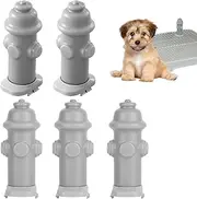 Fake Fire Hydrant for Dogs to Pee on,5X Indoor Pee Post for Male Dogs | Portable Puppy Accessories for Home Room Lawn House Use