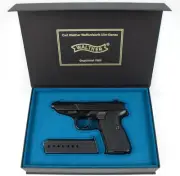 PISTOL GUN PRESENTATION CUSTOM DISPLAY CASE BOX for WALTHER mod. P5 cal. 9x19 mm