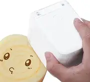 Mini Inkjet Food Printer, Portable Handheld Edible Printer with 1 Ink, Edible Printer Machine for Bread Coffee Foodies Art Cooking White