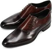 [LANVIN COLLECTION] 83524 Oxford Men's, Dark Brown, 25.5 cm 2E