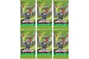 6 Packs MTG Draft Booster Pack Lot MTG Commander Masters